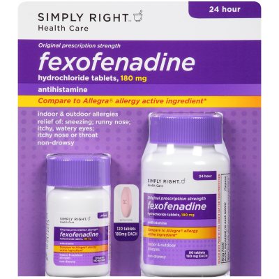 cvs fexofenadine hydrochloride 180mg