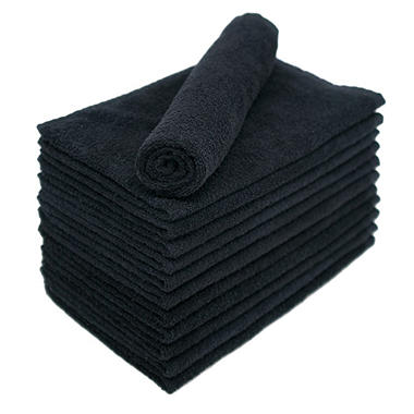 Bleachsafe? Salon Hand Towels - Black - 24 pk. - Sams Club