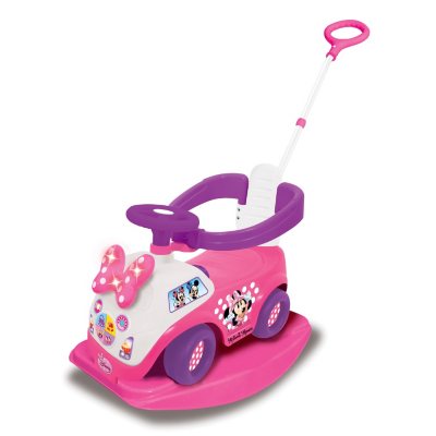 4 in 1 minnie plane activity ride on