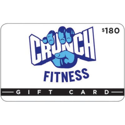 crunch membership card gift month fitness