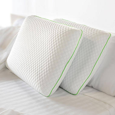 HoMedics Thera-P+ Comfort Gel Memory Foam Traditional Pillow (2-pack) - Sam s Club