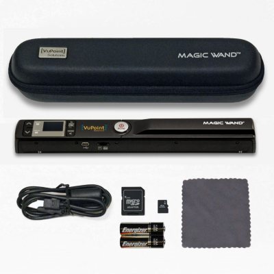 VuPoint Magic Wand Portable Scanner w/Case and 4GB MicroSD - Various