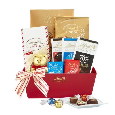 Lindt Chocolate Season S Greetings Gift Basket Free Shipping For Plus