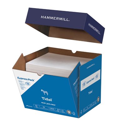 paper tidal 20lb mp copy hammermill bright half case samsclub