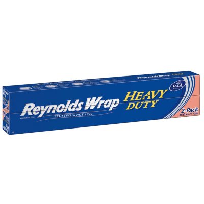 Reynolds Wrap 18" Heavy Duty Aluminum Foil, 150 Sq. Ft (2 Ct.) - Sam's Club