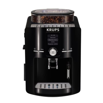 KRUPS EA80 Fully Automatic Espresso Machine with Built-in Conical Burr ...
