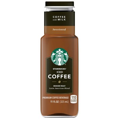 Starbucks Iced Coffee + Milk (11 oz. bottles, 12 pk.) - Sam's Club