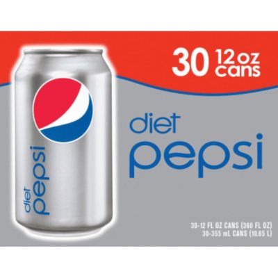 Diet Pepsi (12 oz. cans, 30 pk.) - Sam's Club