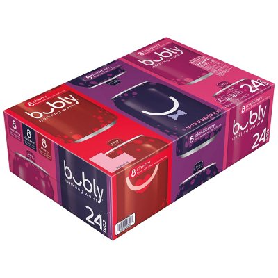 Bubly Sparkling Water Variety Pack (12oz \/ 24pk) - Sam's Club
