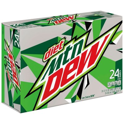 12 Pack Diet Mountain Dew