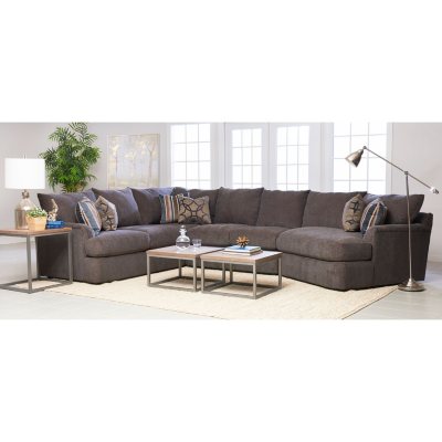 Klaussner Fairfield Sectional (Optional Facing)