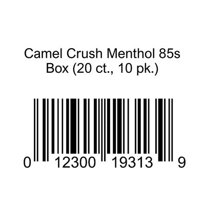 Camel Crush Menthol 85s Box (20 ct., 10 pk.) - Sam's Club