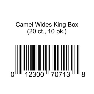 Camel Wides King Box (20 ct., 10 pk. 