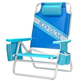 Body Glove 5-Position Beach Chair (Assorted Colors) - Sam's Club