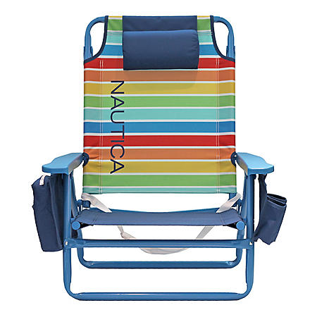 Nautica Beach Chair 2-Pk. (Rainbow) - Sam's Club