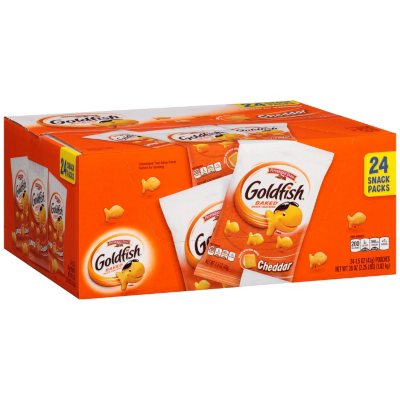 Pepperidge Farm Goldfish Cheddar Baked Snack Crackers (1.5 oz., 24 ct ...