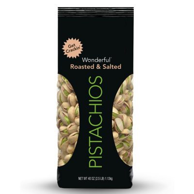 wonderful pistachios salt & pepper 40 ounce