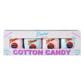 Flossie's Fresh Pre-packaged Cotton Candy Concession Pack, (2.4 Oz., 16 