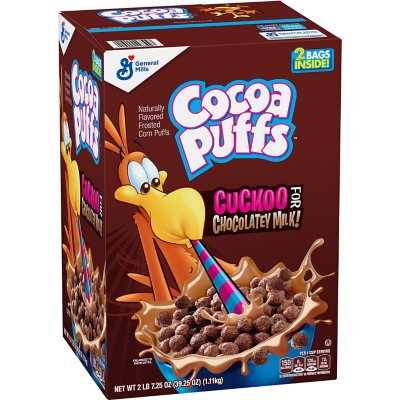 Cocoa Puffs, Chocolate Cereal (39.25 oz., 2 pk.) - Sam's Club