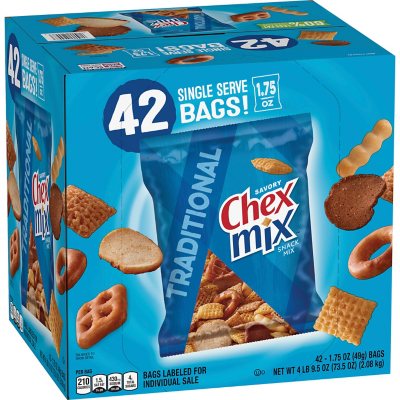 Chex Mix Traditional Savory Snack Mix (42 pk.) - Sam's Club