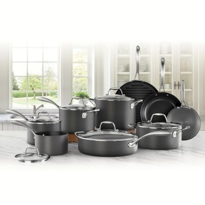 15PCHA 15-Piece Hard Anodized Aluminum Cookware Set