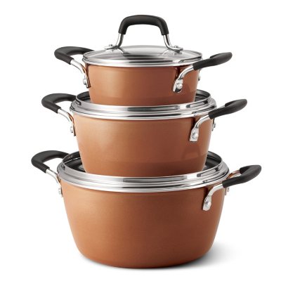 Tramontina 6-Piece Stackable Cookware Set (Assorted Colors) - Sam's Club