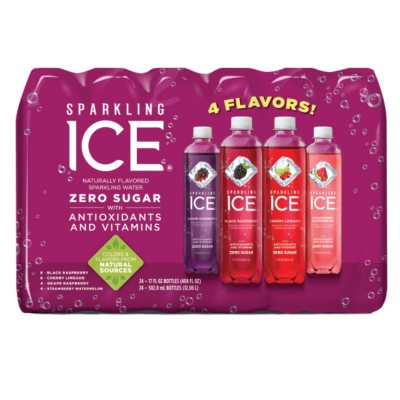 Sparkling Ice Very Berry Variety Pack (17 oz., 24 pk.) - Sam's Club