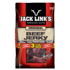 Jack Link's Original Beef Jerky - 4.05 oz. - 3 bags - Sam's Club