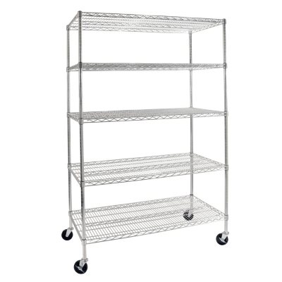 Seville Classics 5-Level Commercial Shelving with Wheels - Sam's Club