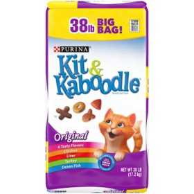 Purina Kit Kaboodle Original Adult Dry  Cat  Food  38 lbs 