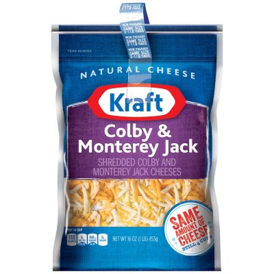 Kraft Colby & Monterey Jack Shredded Cheese (16 oz., 2 pk ...