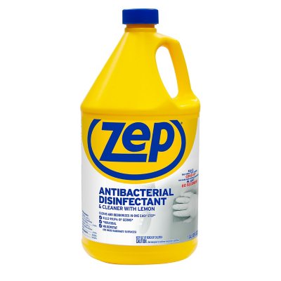 zep disinfectant cleaner commercial 1gal antibacterial bacterial lemon anti cleaning lowes cleaners purpose