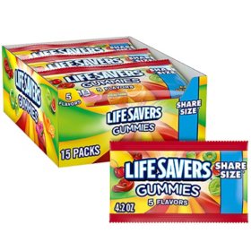 Lifesavers Gummies (4.2 oz., 15 pks.) - Sam's Club