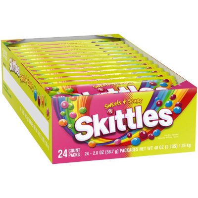 Skittles Sweets & Sours (1.98 oz., 24 ct.) - Sam's Club