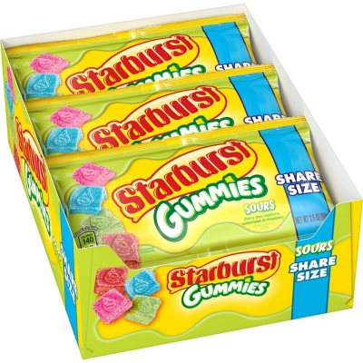 Starburst Sour Gummies Candy (3.5 oz., 15 pk.) - Sam's Club