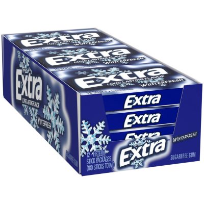 Extra Winterfresh Sugar-Free Gum (15 ct., 12 pks.) - Sam's Club