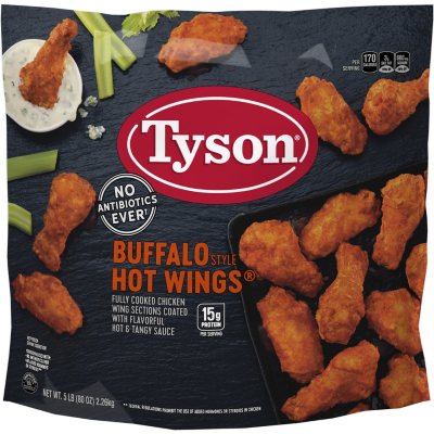 Tyson Buffalo Style Hot Wings (5 lbs.) - Sam's Club