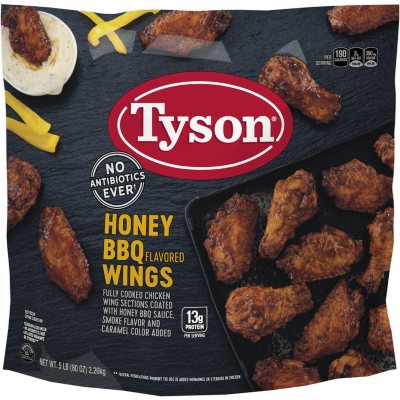 Tyson Honey BBQ Flavored Chicken Wings (5 lbs.)