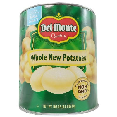 Del Monte Whole New Potatoes (6.6 lb. can) - Sam's Club