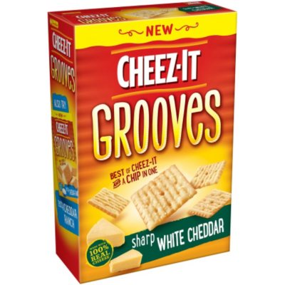 Cheez-It Grooves, Sharp White Cheddar (24 oz.) - Sam's Club