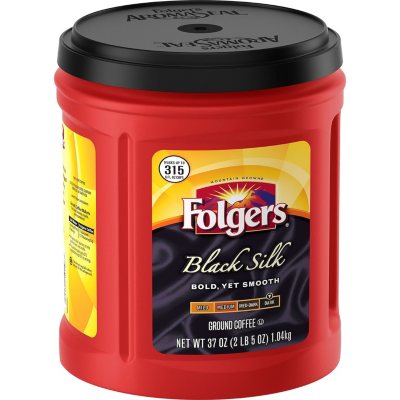 Folgers Black Silk Coffee (37 oz.) - Sam's Club