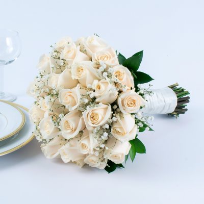 Wedding Collection White Rose, Bridal Bouquet (1 piece ...