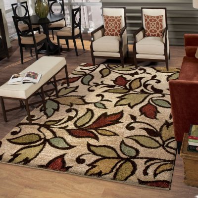 Vine Beige Area Rug - Sam's Club