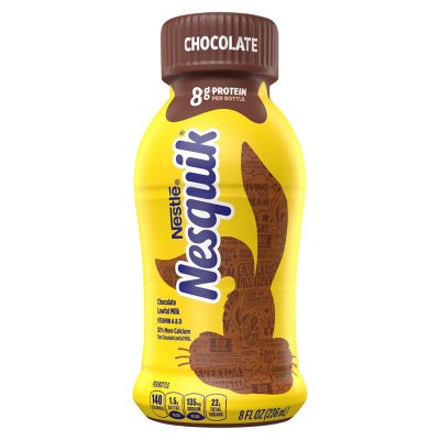 Nesquik Chocolate Low Fat Milk (8 Oz. Bottles, 15 Pk.) - Sam's Club