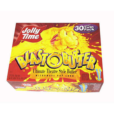 Jolly Time Blast O Butter Popcorn (30 ct.) - Sam's Club