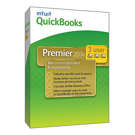 QuickBooks Premier Industry Editions 3 User 2014 - Sam's Club