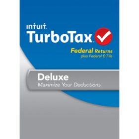 TurboTax Deluxe Federal + E-File 2013 - Sam's Club