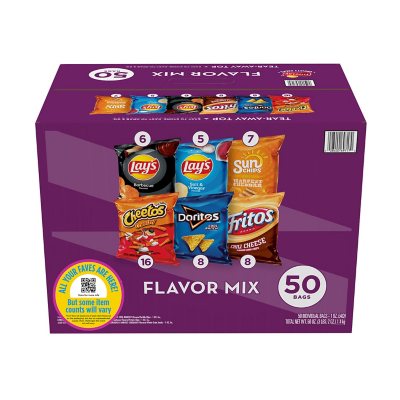 Frito-Lay Flavor Mix Chips and Snacks Variety Pack (50 pk.) - Sam's Club