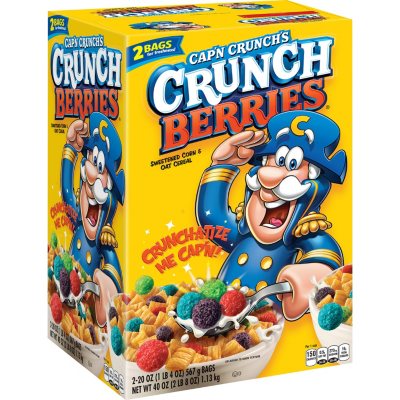 Cap'n Crunch's Crunch Berries® Sweetened Corn & Oat Cereal - 2/20 oz ...