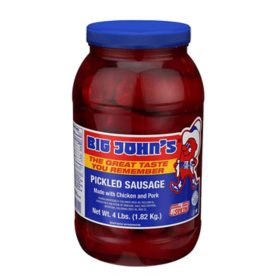 Big John's Pickled Sausage (4 lbs.) - Sam's Club